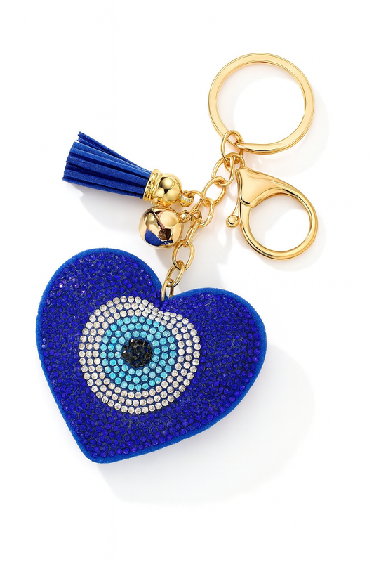 PORTE CLES OEIL COEUR